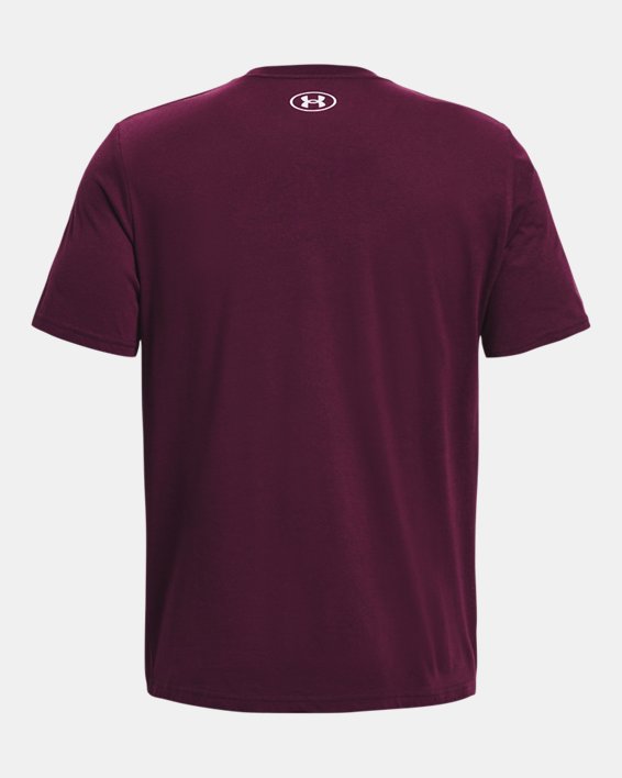 Men's UA GL Foundation Short Sleeve T-Shirt, Purple, pdpMainDesktop image number 5